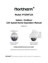Northern PTZWP12X Operating instructions