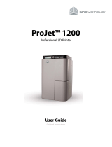 3D Systems ProJet 1200 User manual