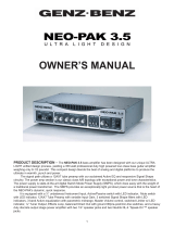 Genz Benz Neo-Pak 3.5 Owner's manual