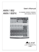 Alto AMX-180FX User manual