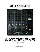ALLEN & HEATH Xone:PX5 User manual