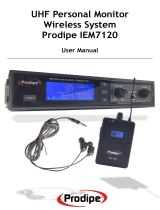 Prodipe Bodypack IEM 7120 User guide