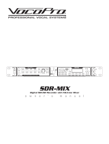 VocoPro SDR-MIX Owner's manual