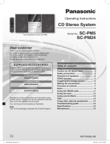 Panasonic SCPM5 User manual