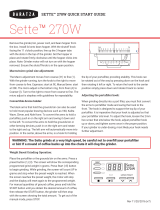 Baratza Sette 270W Quick start guide