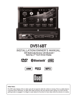 Dual DV516BT Owner's manual