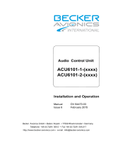 Becker DVCS6100 User manual