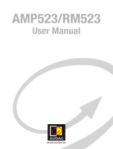 AUDAC AMP523 User manual
