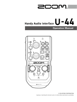 Zoom U-44 Operating instructions