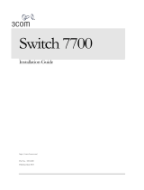 3com Switch 7700 Installation guide