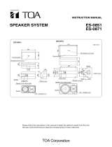 TOA ES-0871 User manual