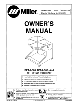 Miller RPT-1-500 POSITIONER Owner's manual