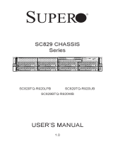 Supermicro SC829BTQ-R920WB User manual