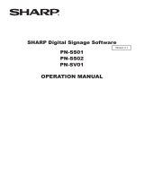 Sharp Digital Signage Software Owner's manual