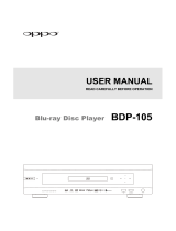 Oppo BDP-105D User manual