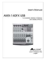 Alto AMX-140FX User manual