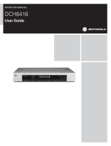 Motorola DCH6416 User manual