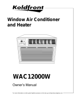 KoldFront WAC8001W Owner's manual