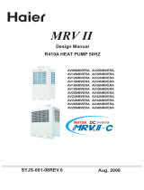 Haier MRV II AV28NMVERA User manual