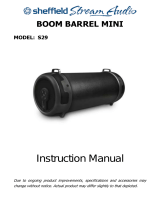 Sheffield BOOM BARREL MINI S29 User manual