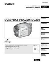 Canon DC230 User manual