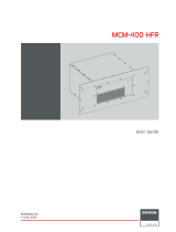 Barco MCM-400 HFR User guide
