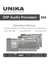 Unika DSP-1000 Operating instructions