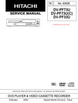 Hitachi DV-PF73UC User manual