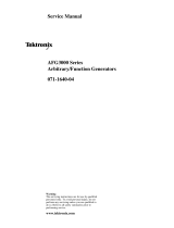 Tektronix AFG3251 User manual