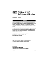 MSA Chillgard® LE Photoacoustic Infrared Refrigerant Monitor Owner's manual