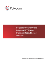 Polycom POLYCOM VVX500 User manual