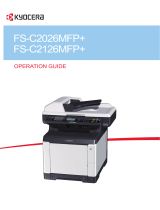 KYOCERA ECOSYS FS-C2126MFP Operating instructions