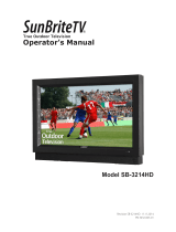 SunBrite SB-3214HD-BL Owner's manual