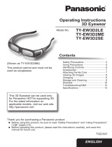 Panasonic TYEW3D2LE Owner's manual