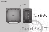 Infinity Basslink II User manual
