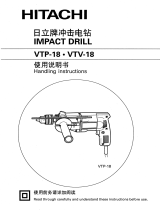 Hitachi VTV-18 User manual