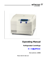 Sigma 1-15PK Operating instructions