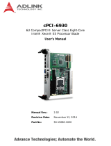 ADLINK Technology cPCI-6930 User manual