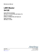 Anritsu LMR Master S412E Maintenance Manual