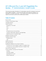 HP PageWide Pro 552dw Printer series User guide