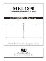 MFJ 1890 User manual
