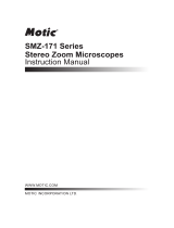 Motic SMZ-171 BL User manual