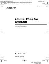 Sony HT-SL900W Operating instructions