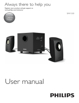 Philips SPA1330/37 User manual