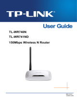 TP-LINK TL- WR740N User manual