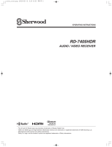 Sherwood RD-7405HDR Operating Instructions Manual