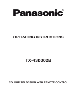 Panasonic TX43D302B Operating instructions
