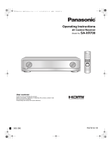 Panasonic SA-XR700 Owner's manual
