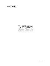TP-LINK TL-WR810N User manual