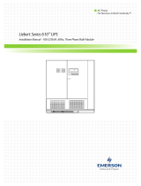 Liebert Series 610 Installation guide